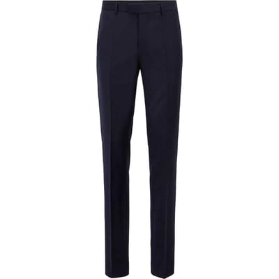 Boss Heren Lone Normale Formele Broek (Marine)