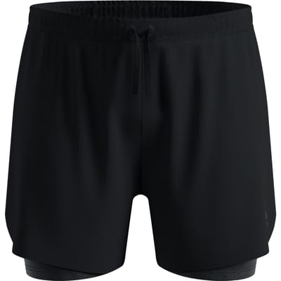 Odlo Zeroweight Print 5in 2in1 Hardloopshorts Heren-zwart