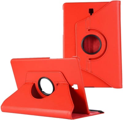 Tablet Hoes Case Cover voor Samsung Galaxy Tab S4 2018 10,5 inch model T830 / T835 - 360° draaibaar - Rood