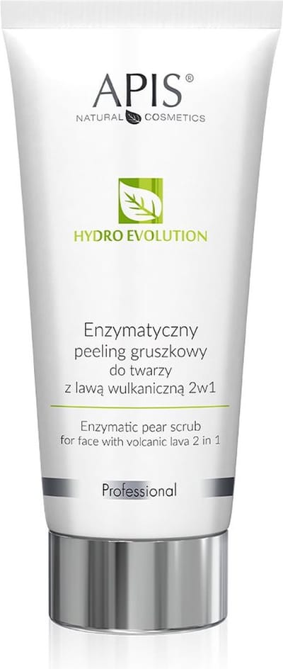 Hydro Evolution enzymatische peren gezichtsscrub met lava vulkaan 2in1 200ml