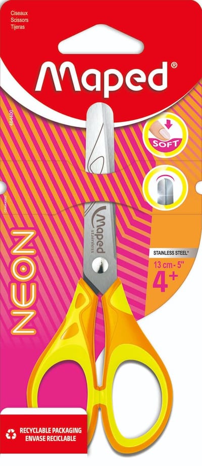 Kinderschaar Maped Neon 13cm assorti