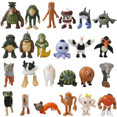 Nieuw Italiaans Brainrot Tung Sahur Figuur Speelgoed Houten Stokman Haai PVC Model Actiefiguren Geven Game Fans Verjaardagscadeaus