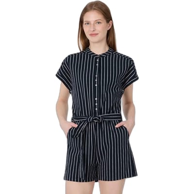 Korte jumpsuit voor vrouwen Ragwear Zenai stripes