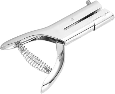 Dailygoods- Papierstans 3 mm diameter - Ronde Cirkelgaten - Roestvrij Staal - Voor 20 Vellen A4 - Gebruiksvriendelijk - Duurzaam en Corrosiebestendig - Perforator
