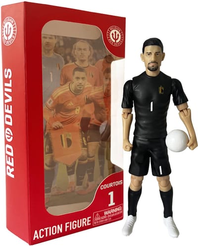 Actiefiguur Rode Duivels - Thibaut Courtois - Voetbalpop met Bewegende Ledematen - Officiële Merchandise