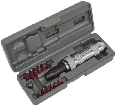 Impact bits set 15-delig met handgreep voor slagmoersleutel