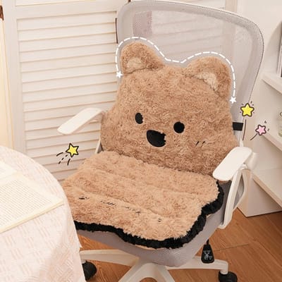 Schattig kattenkussen Charmante hond knuffel Onderzetter Zacht kussen voor kantoor en gameroom Speelkameraccessoires Slaapkamer Decoratief kussen