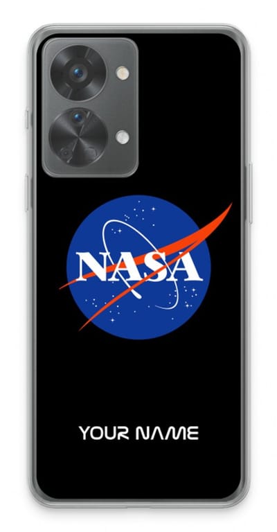 Gepersonaliseerd - Case Company® - Hoesje geschikt voor OnePlus Nord 2T hoesje - NASA - Soft Cover Telefoonhoesje - Bescherming aan alle Kanten en Schermrand