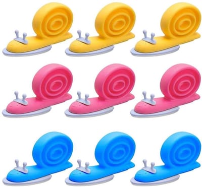 Dailygoods- Klembescherming 9 Stuks - Vingerdeurstopper - Kinderbeveiliging - Deurstopper - Veilig voor Kinderen - Hoogwaardig Siliconenmateriaal