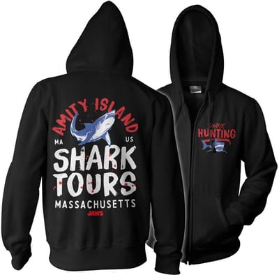 Jawsit- en Island Shark-tour Big Tall Hoodie UV-3-JAW013-H84-5rs