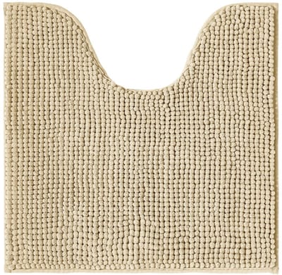 Dailygoods- Badmat Antislip 45x45 cm - Super Absorberend - Fluweelzacht Chenille - Geschikt voor Vloerverwarming - Oeko-Tex Gecertificeerd - Douchemat