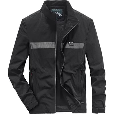 Herfst en Lente Nieuwe Herenjassen Heren Casual Jeugd Mode Jassen Heren Trendy 4XL black