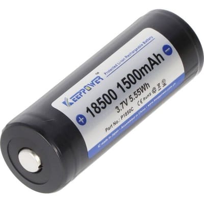 Keeppower Speciale oplaadbare batterij 18500 Li-ion 3.7 V 1500 mAh 1 stuk(s)