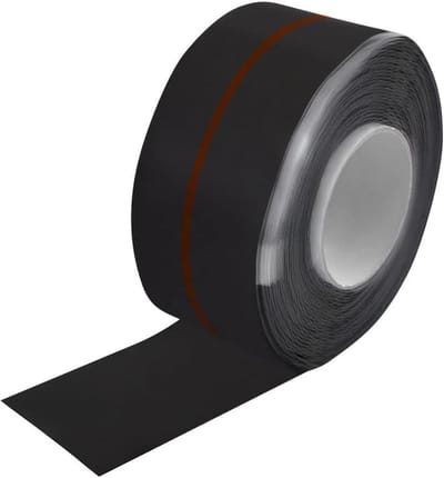 SW-Stahl 62016L Mutli-Tape voor noodreparaties I reparatietape 25,4 mm breed I siliconentape voor afdichting I zelflassende isolatietape zwart I plakband UV-bestendig