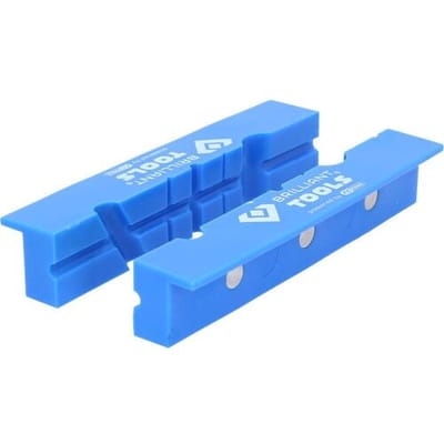 BRILLIANT TOOLS Bankschroef beschermkaken met groeven 2-delig kunststof - BT156940