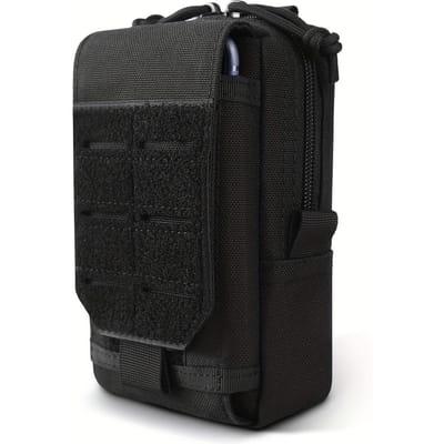 Tactische Heuptas Outdoor Mannen Gereedschapstas Vest Pak Portemonnee Mobiele Telefoon Tas Hoesje Mannen Mobiele Telefoon Heuptas, Mannen Multifunctioneel Waterdicht zwart