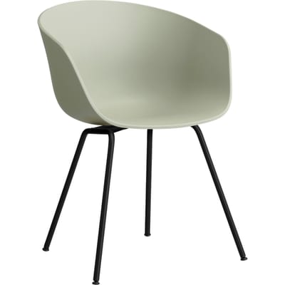 HAY About a Chair AAC 26 - Standaard glijders kunststof - zwart - pastel green 2.0