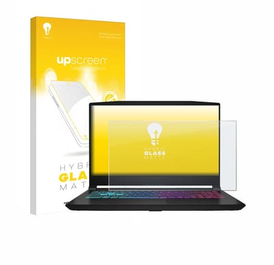 upscreen - Screenprotector voor MSI Katana 15 HX B14 - Folie Beschermfolie Beschermglas matte
