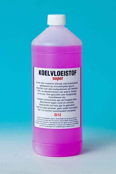Koelvloeistof G12 (Longlife) 1ltr. -40 graden