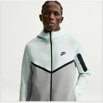 Damesjack met oversized rits Nike Tech