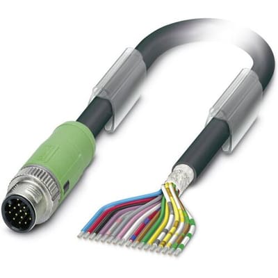 Phoenix Contact 1430226 Sensor/actuator connector, geassembleerd M12 Aantal polen (sensoren): 17 Stekker, recht 5.00 m 1 stuk(s)