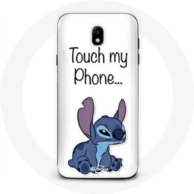 Coque - Samsung - Galaxy J3 2017 - Lilo et Stitch - Protection chocs - Souple blanc