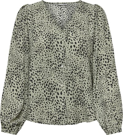ONLY - ONLSONJA LIFE L/S BUTTON TOP PTM - Dames - Blouses