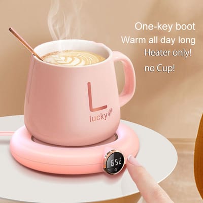 Viatel Mug Warmer met USB - Coffee Cup, Tea of Melk Warmer / Gifts Coffee Mug Warmer With Auto Shut Off For Home Office Desk Use, Heating Plate USB electric cup warmer