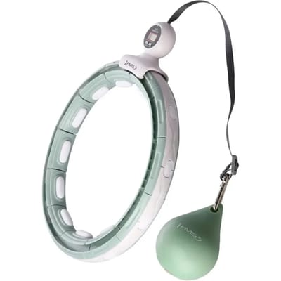 HMS HHM15 - Magnetische Hula-Hop - Groene Fitness Hoepel - 360 graden Massage - LCD Teller