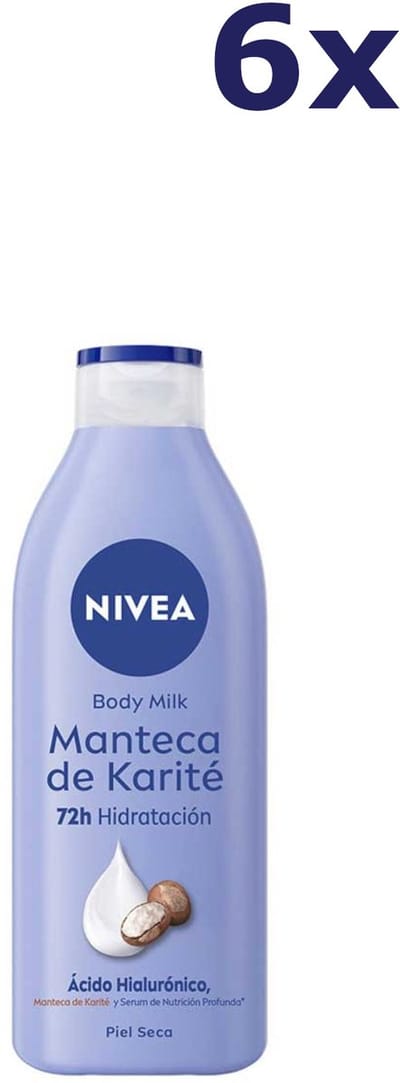 6x Nivea Bodymilk – Shea Butter 400 ml
