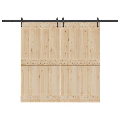 vidaXL - Doos - met - onderdelen - voor - schuifdeur - 305 - cm - staal - zwart
