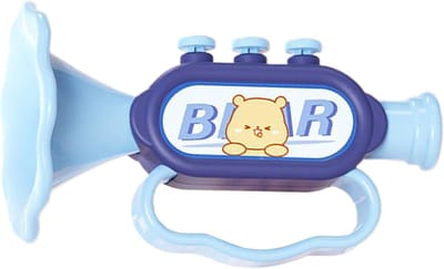 Kindertrompet - Muziekinstrument Speelgoed - Vroeg Leren Muziek - Veilige Materialen - 14 x 9 x 8 cm