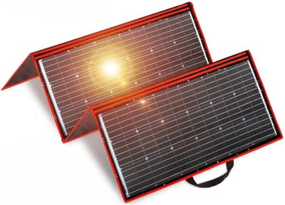 Zonnepaneel Opvouwbaar - Zonnepaneel Camper - Makkelijk en Draagbaar - Flexibel - 12V - 200W