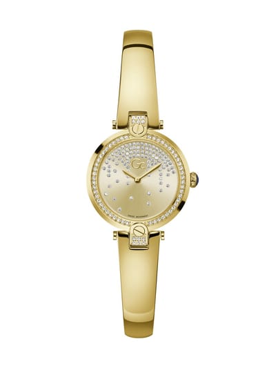 Gc Gc Fusion Bangle Quartz Analoog Horloge Geel Goud Case: 100% Stainless Steel | Bracelet: 100% Stainless Steel 28 Z10001L6MF
