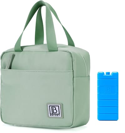 Brisby 4 Laags Geïsoleerde Koeltas - Lunchtas - Kolftas 4 liter - Smooth Green