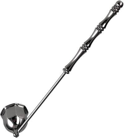 Kaarsblusser - Kaarsaccessoire - Veilig Doven - Lange Handgreep - 18 cm - Goudkleurig