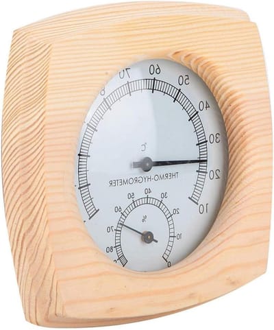 Digitale 2-in-1 Thermometer en Hygrometer voor Sauna, Stoomruimte en Binnengebruik - Nauwkeurige Temperatuur- en Vochtigheidsmeter