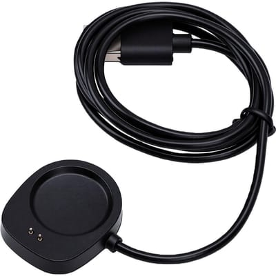 Câble de chargement magnétique pour montre connectée Compatible avec Amazfit Helio Strap Balance 2 Smartwatch Câble de chargeur magnétique 3,3 pieds black