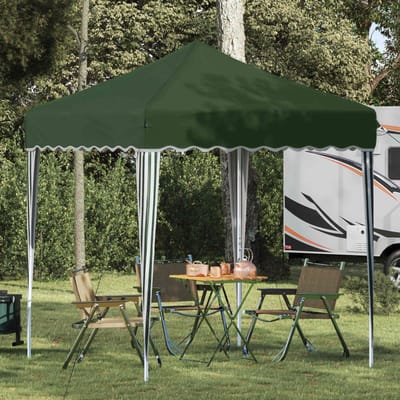 vidaXL - Pop-up - Feesttent - 195 - x - 195 - x - 245 - cm - Groen - Oxford - Stof