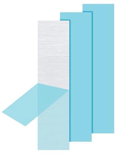 Aluminium Plaat 6061-T651 4 x 0,98 x 1/25,4 inch - 3 Stuks Met Beschermfolie voor Industrieel Gebruik