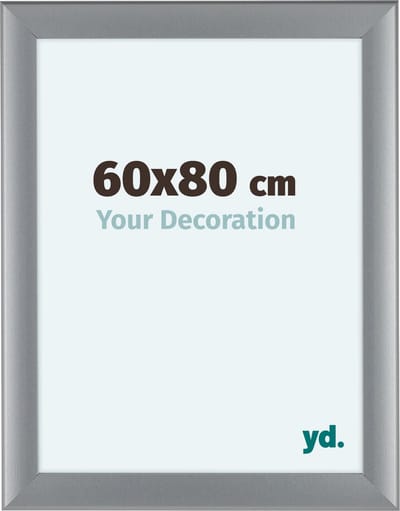 Your Decoration - Fotolijst 60x80 cm - MDF - Zilver Mat - Como