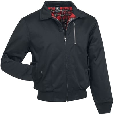 Brandit - Rockabilly Tussenseizoensjas - Lord Canterbury Winter Jacket - L tot XL - voor Mannen - zwart