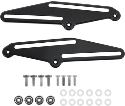 Dailygoods- Voorruitbeugelversteller - Verstelbare Voorruithouderbevestiging - 2 Stuks - CNC-Aluminium - Hoge Wind- en Corrosiebestendigheid - Geschikt voor Ténéré 700 2019+ - Windschermbeugel