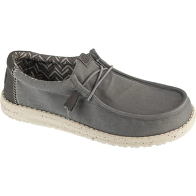 Hey Dude Wally Stretch Canvas, Mannen, Grijs, Sneakers, maat: 42