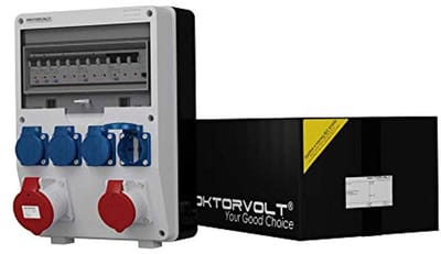 Bouwstroomverdeler met 4 x 230V Stopcontacten - Veilige en Betrouwbare Oplossing