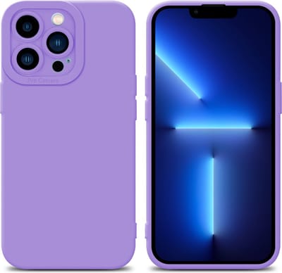 Cadorabo Hoesje geschikt voor Apple iPhone 12 PRO in FLUID LICHT PAARS - Beschermhoes gemaakt van flexibel TPU silicone Cover Fluid Case