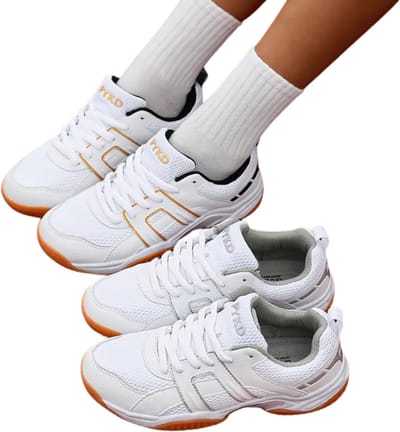 Nivard Tennisschoenen - Heren - Dames - Tenniskleding - Indoor - Outdoor - Gouden - Maat 41.5