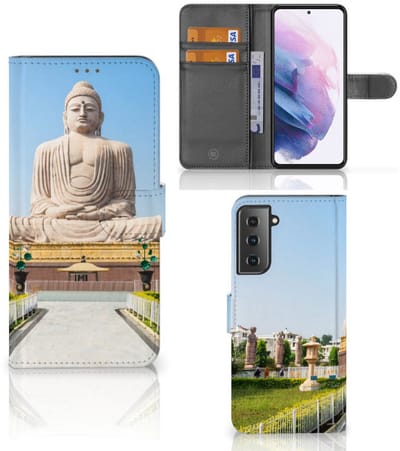 Samsung Galaxy S21 Plus Flip Cover Boeddha