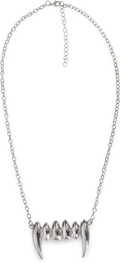 Ketting vampiertanden - Zilver