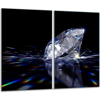 TMK ArtDeko - Snijplank Glas - 30x52cm - Inductie - Zwart